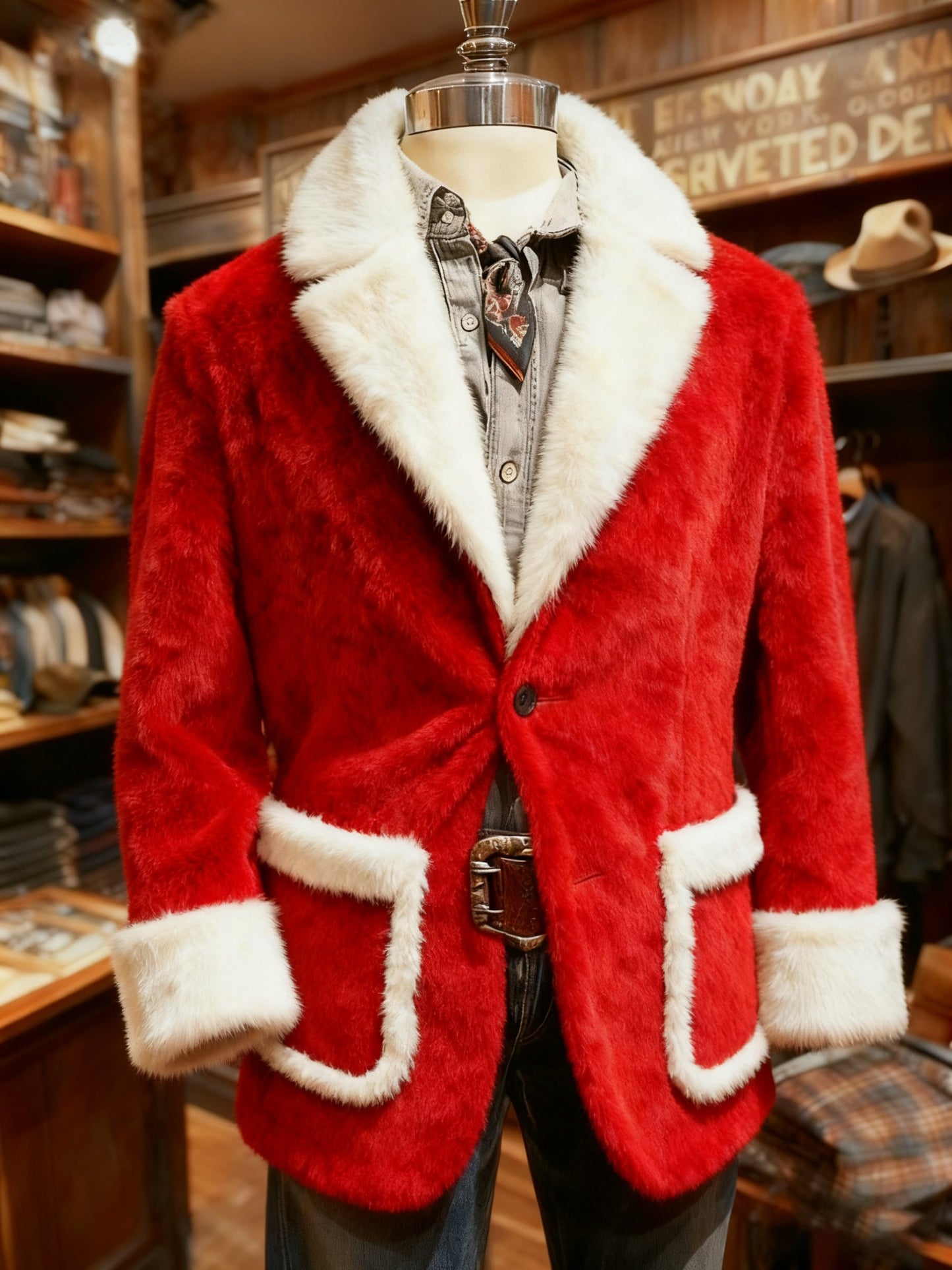 Men's Retro Christmas Lapel Casual Blazer