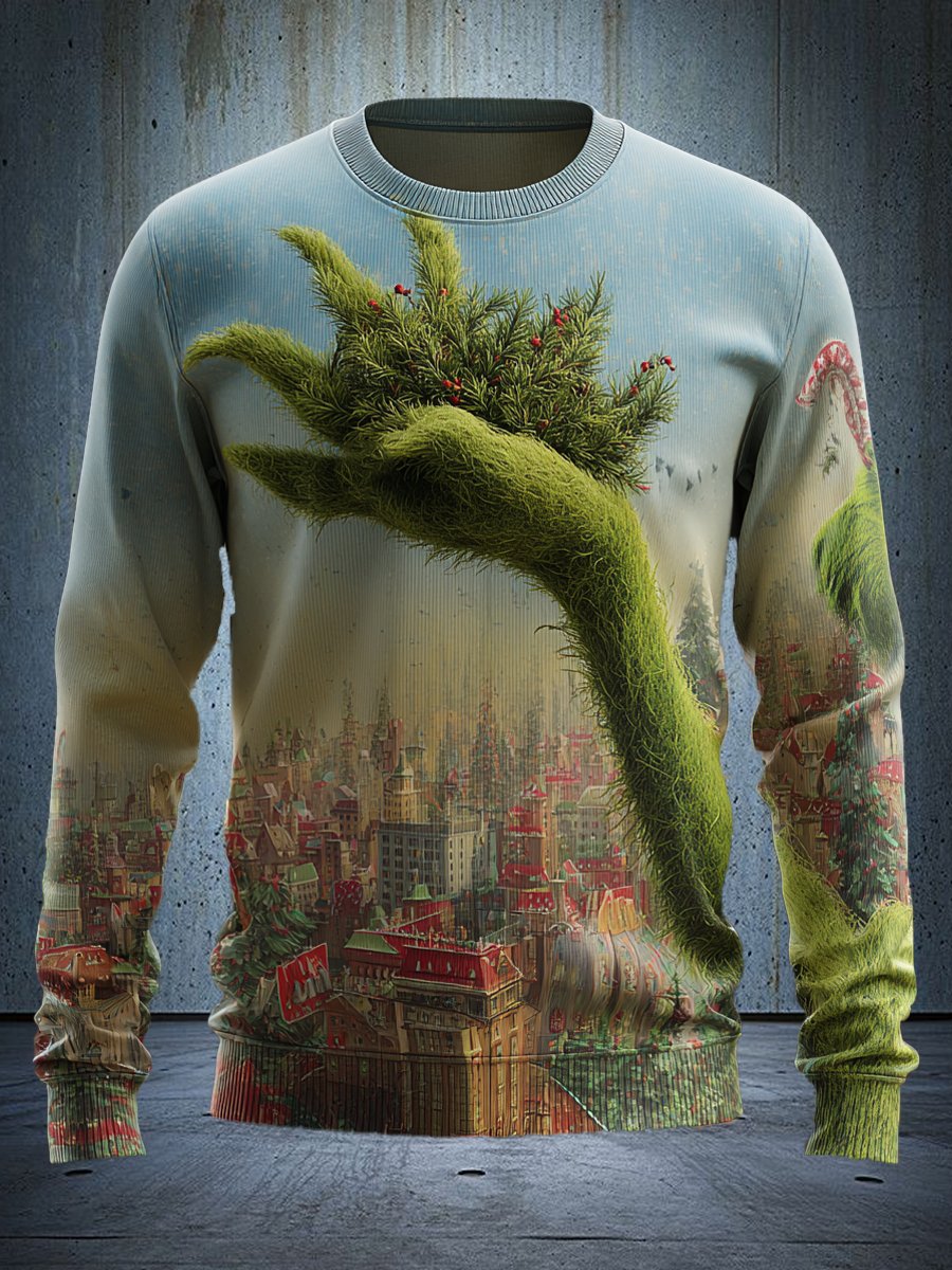 Maybe Christmas, he thought, doesn't come from a store.Funny and ugly Christmas green sweatshirt