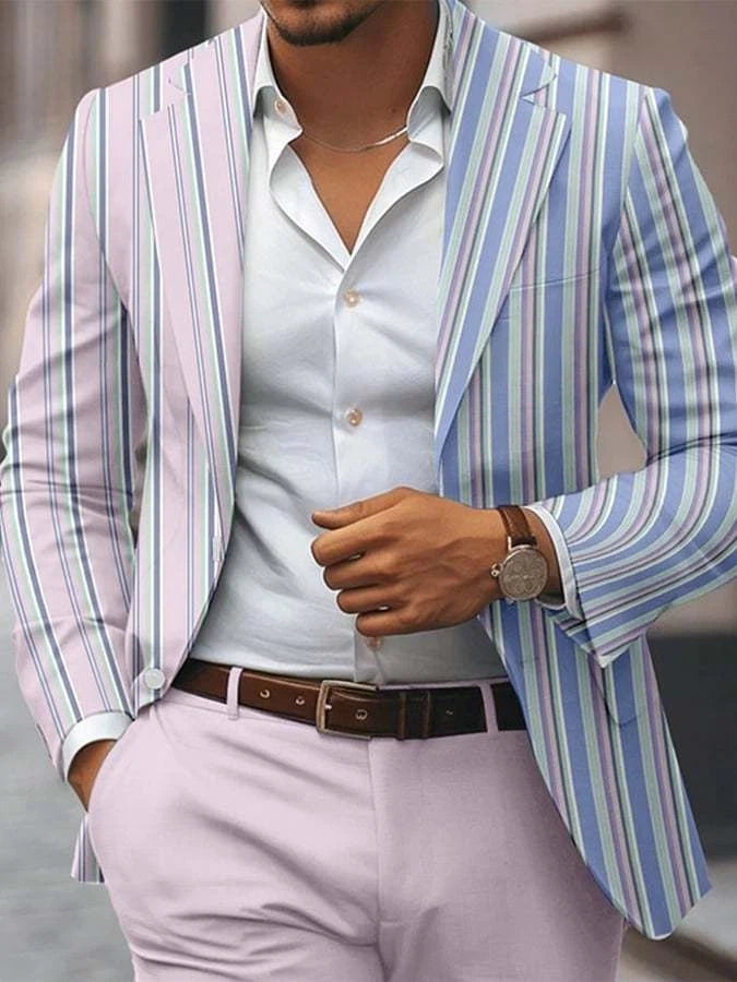 Men's Business Casual Lapel Suit
