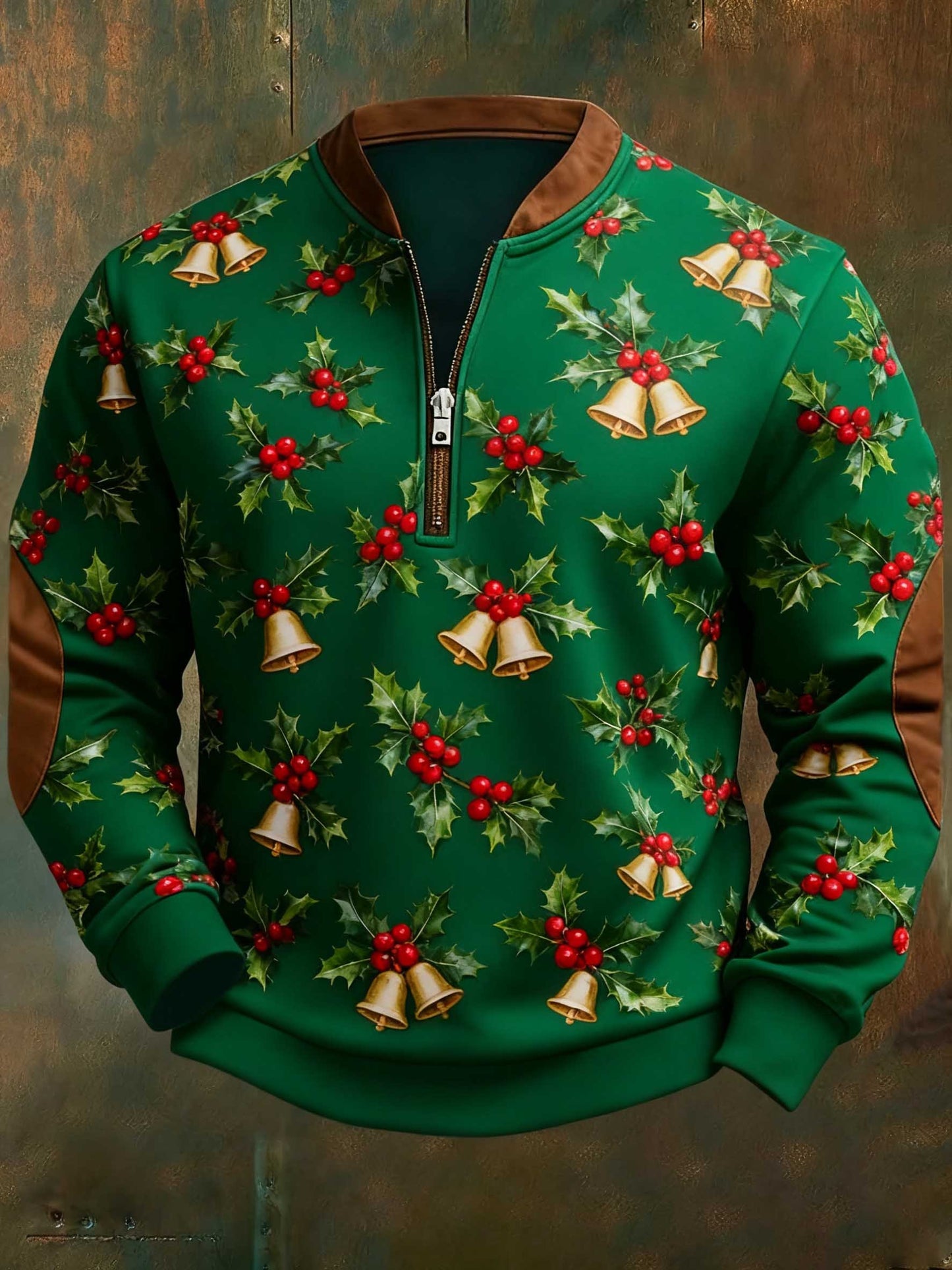 Men's Casual Christmas Print Sweatshirt
