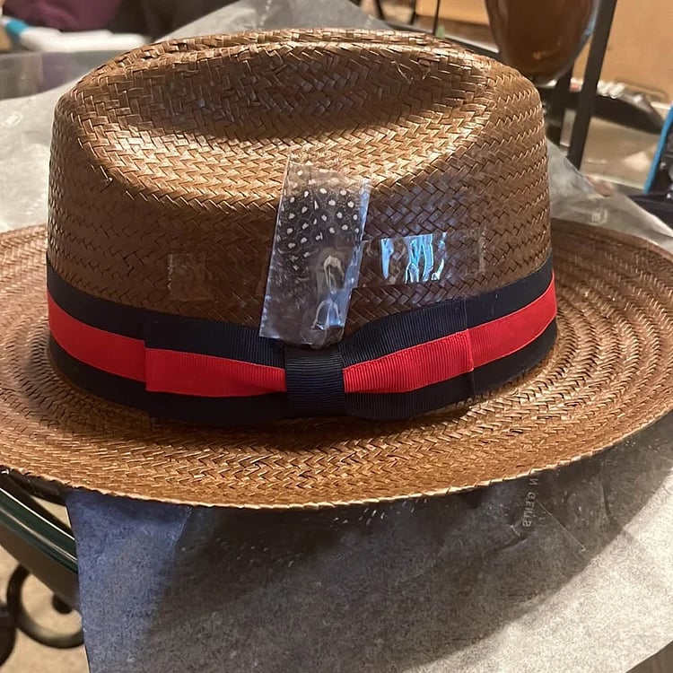 Tienda SG Miller Ranch Fedora - Patriotic Straw