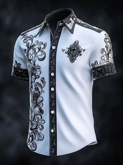 Men's Retro Gothic Dark Shirt