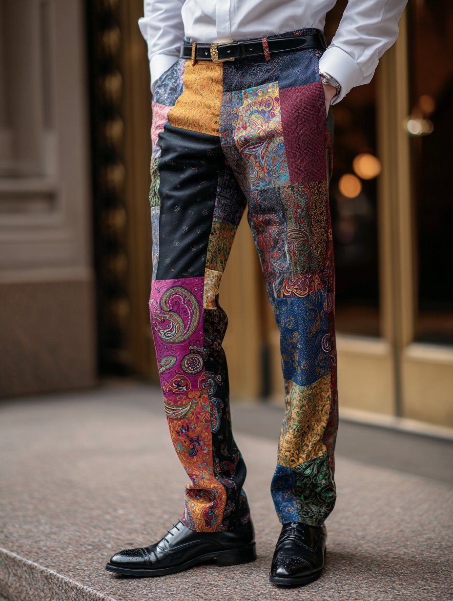 Men's Casual Luxury Suit Trousers
