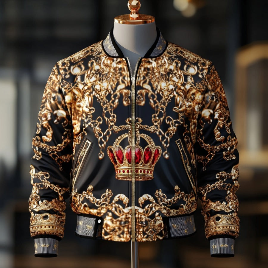 High-end Luxury Fashion Crew Neck Jacket