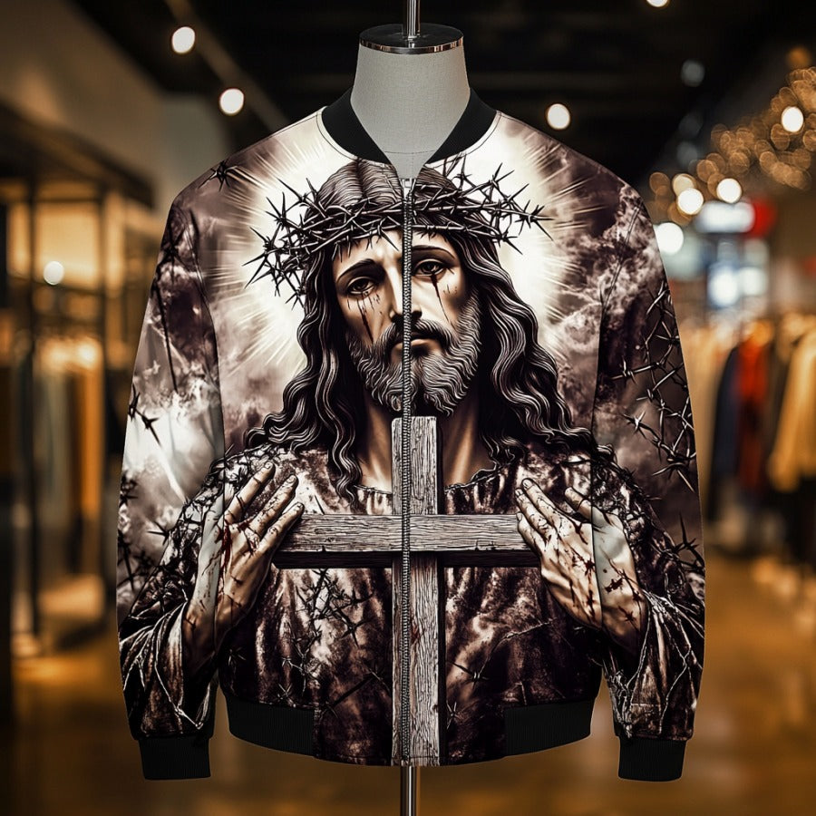 High-end Luxury Fashion Crew Neck Jacket