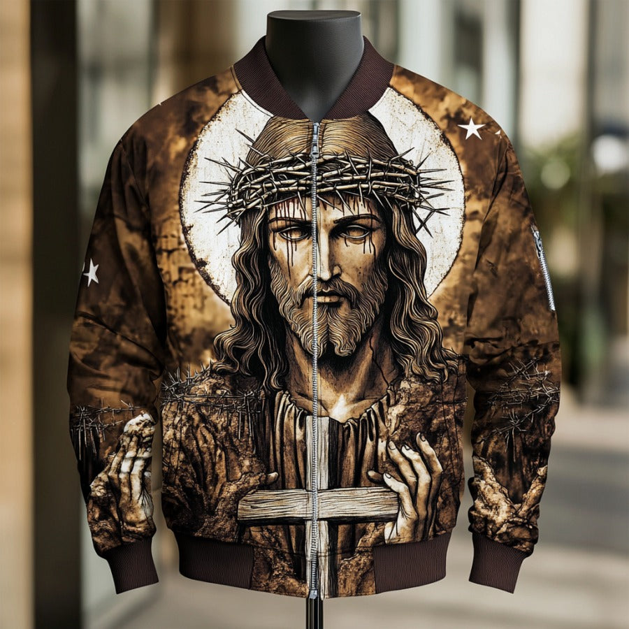 High-end Luxury Fashion Crew Neck Jacket