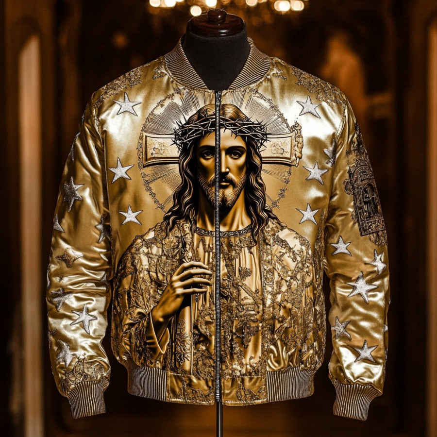 High-end Luxury Fashion Crew Neck Jacket