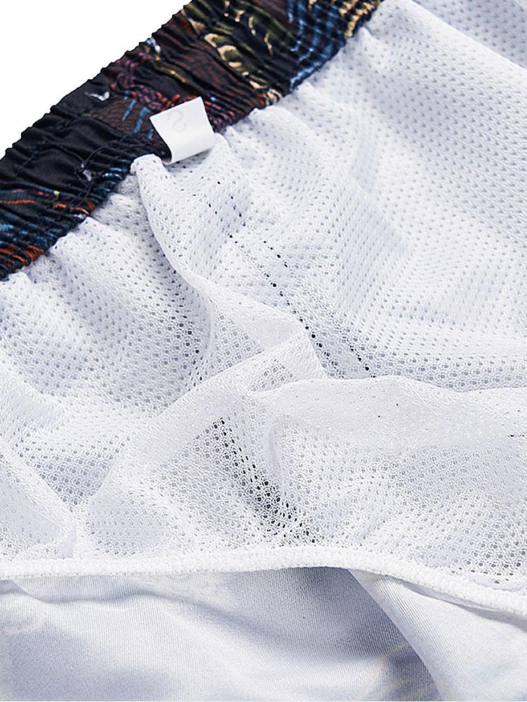 Dragon Print Swim Shorts