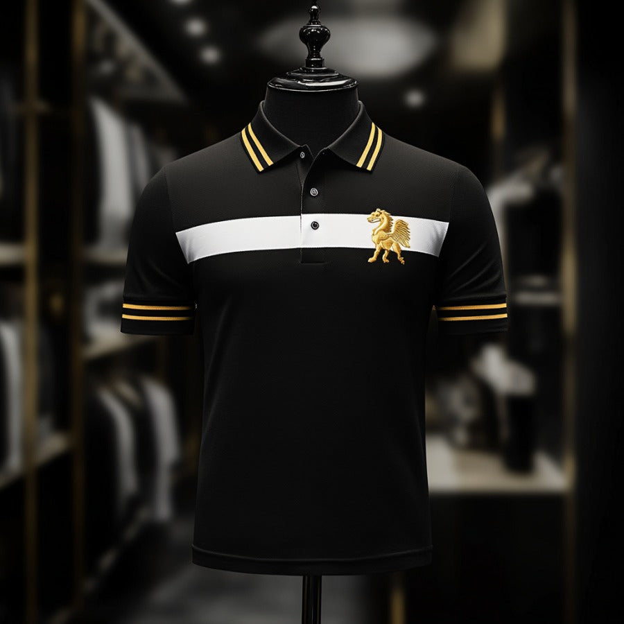 Luxury Polo shirt Men's fashion high quality Suits shirt