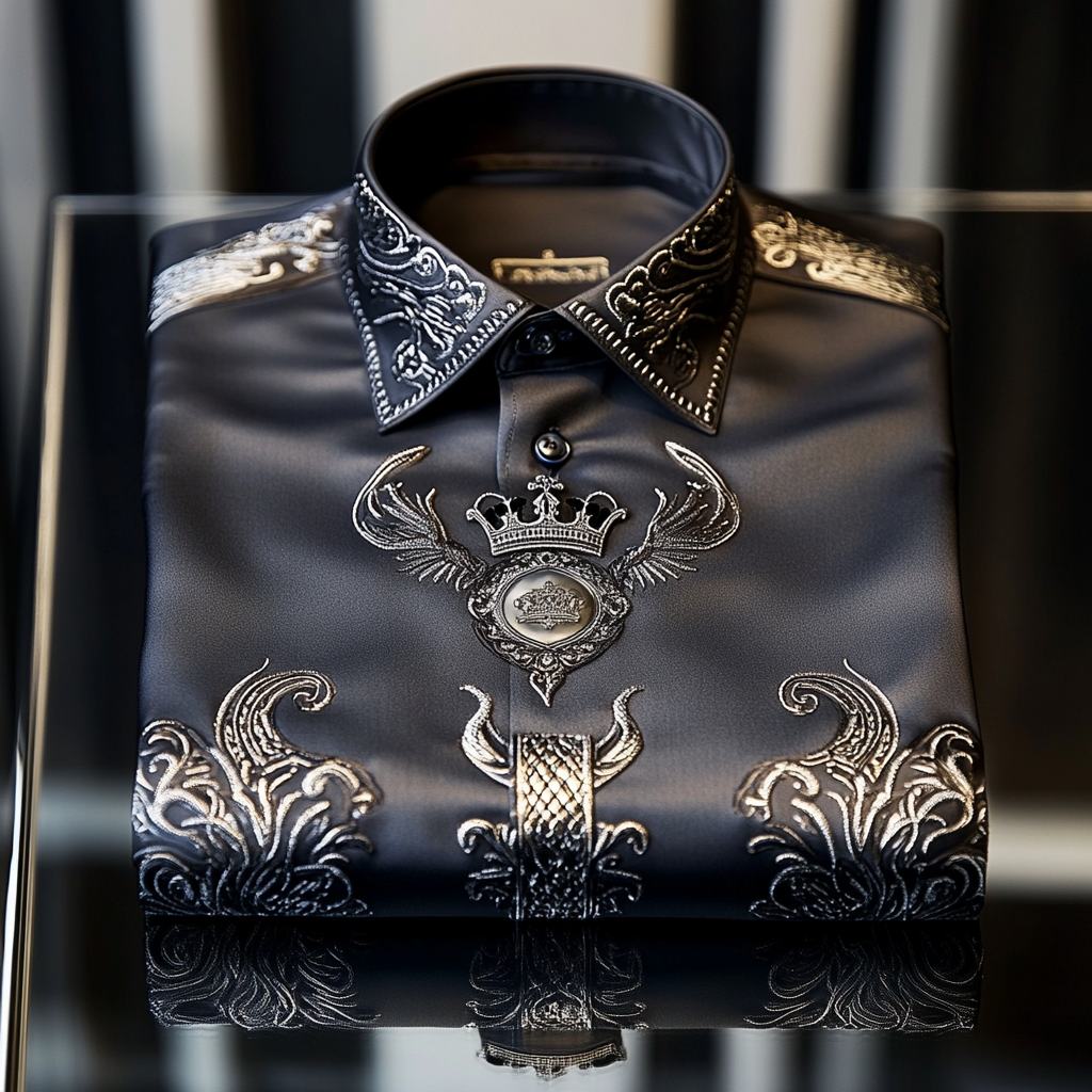 Classic Style wrinkle-resistant formal casual long sleeve shirt