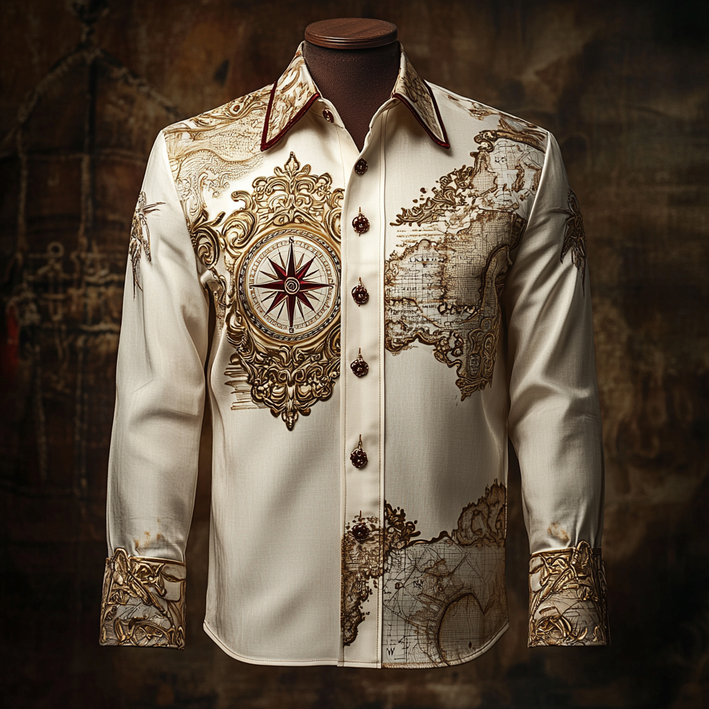 Luxurious Men's Silk Shirt Business Casual Style VIP Exclusive Designer Unique Long Shirt Comfort High Elasticity