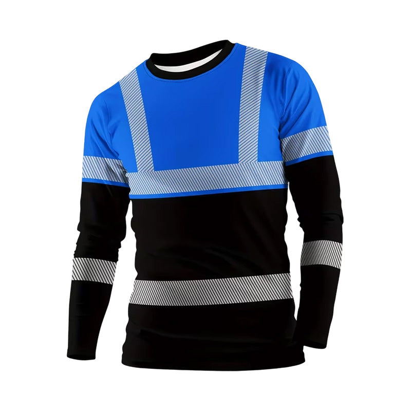 ????50% OFF !! ?Men's Printed Round-neck Long-sleeve Shirt
