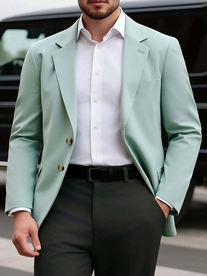 Men's Business Casual Lapel Suit