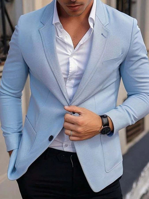 Men's Business Casual Lapel Suit