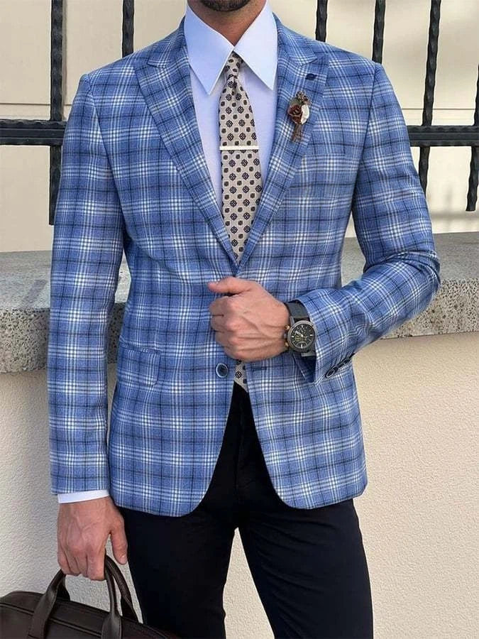 Men's Business Casual Lapel Suit