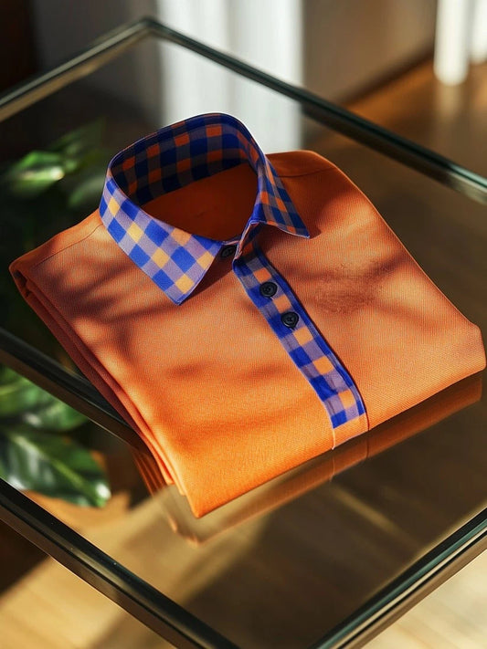 Men's Classic Business Old Money Button Short Sleeve Polo Shirt