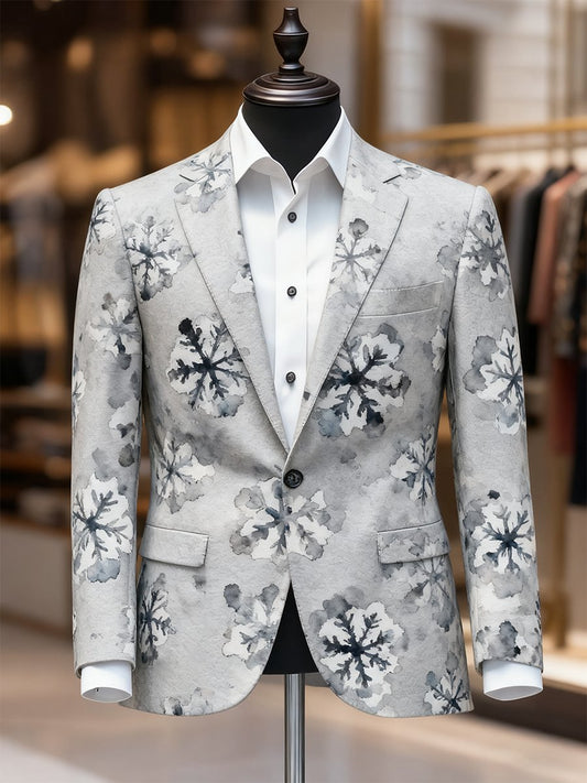 Men's Business Casual Christmas Suit Outerwear