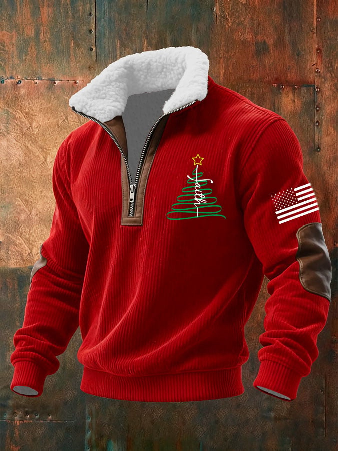 Men's Faith Textured Sweatshirt