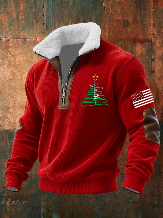 Men's Faith Textured Sweatshirt