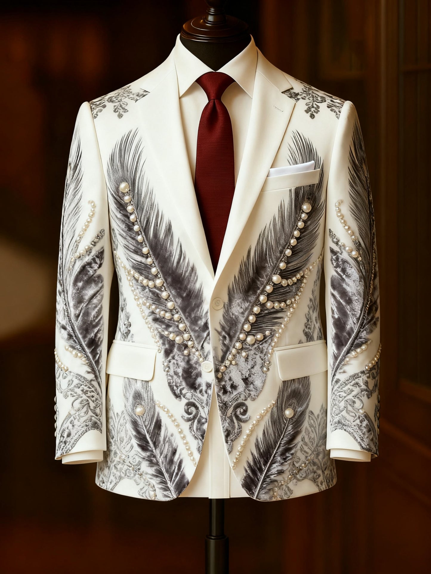 Men's Business Retro Casual Suit Jacket
