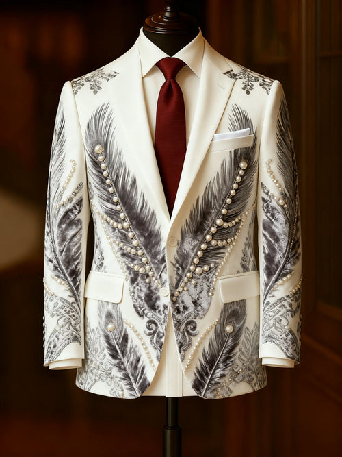 Men's Business Retro Casual Suit Jacket