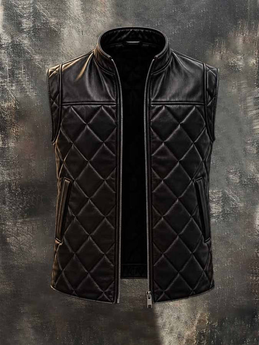 Men'S Vintage Leather Vest