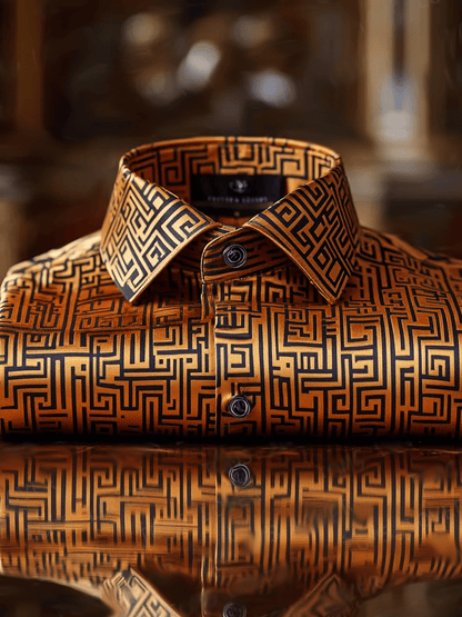 Men's Vintage Luxury Long Sleeve Shirt