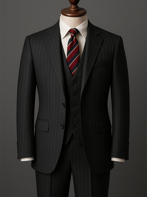 Men's Luxury Business Stripe Blazers