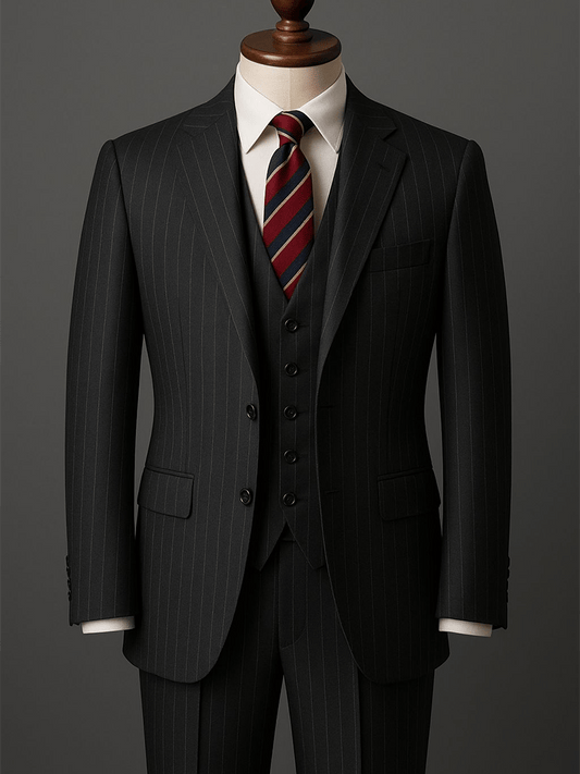 Men's Luxury Business Stripe Blazers