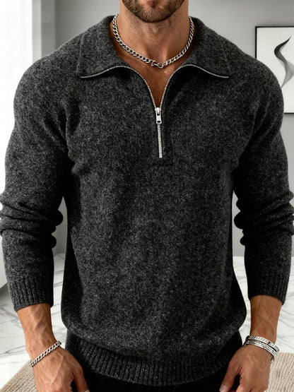Men's Solid Color Sweater