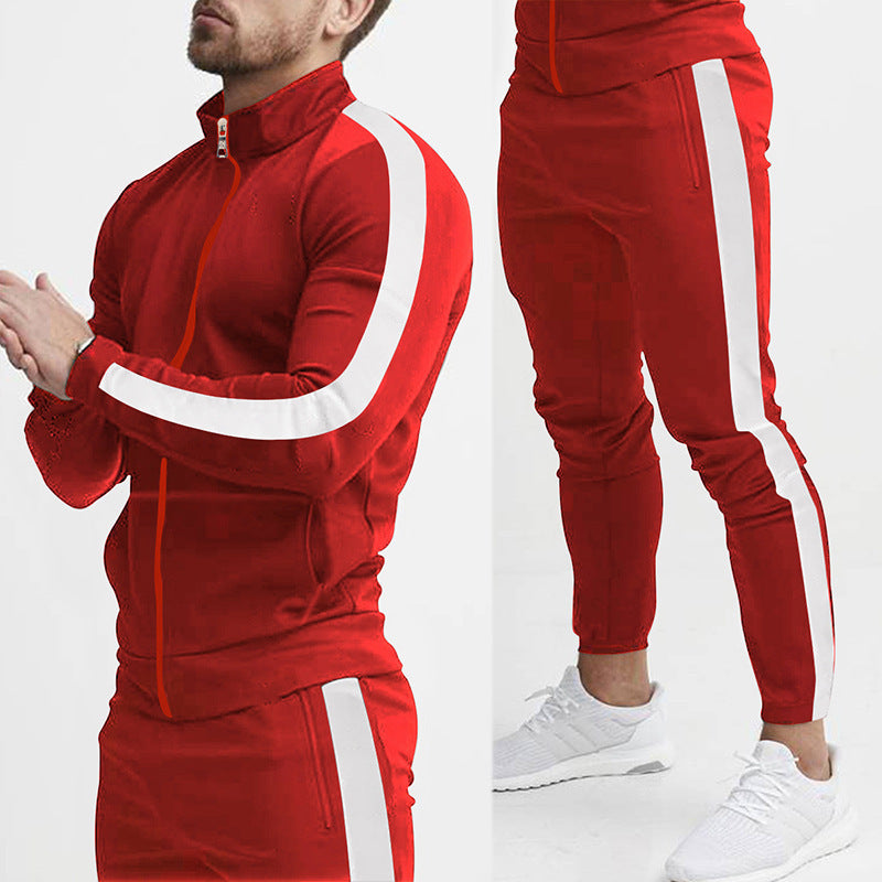Men's Color Block 2-Piece Tracksuit