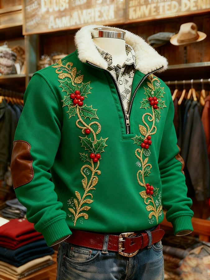 Men's casual Christmas sweatshirt