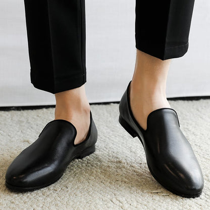 Men PU Solid Color Fashion Business Casual Party Daily Loafers