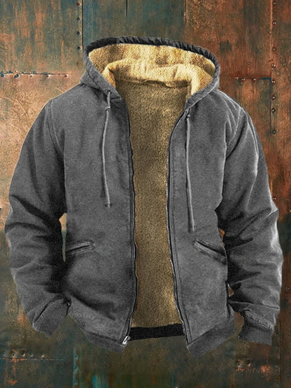 Men's Western Vintage Zip Jacket