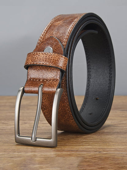 Men's Vintage Outdoor Distressed Leather Belt