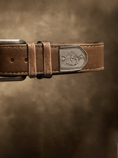 Men's Vintage Outdoor Distressed Leather Belt