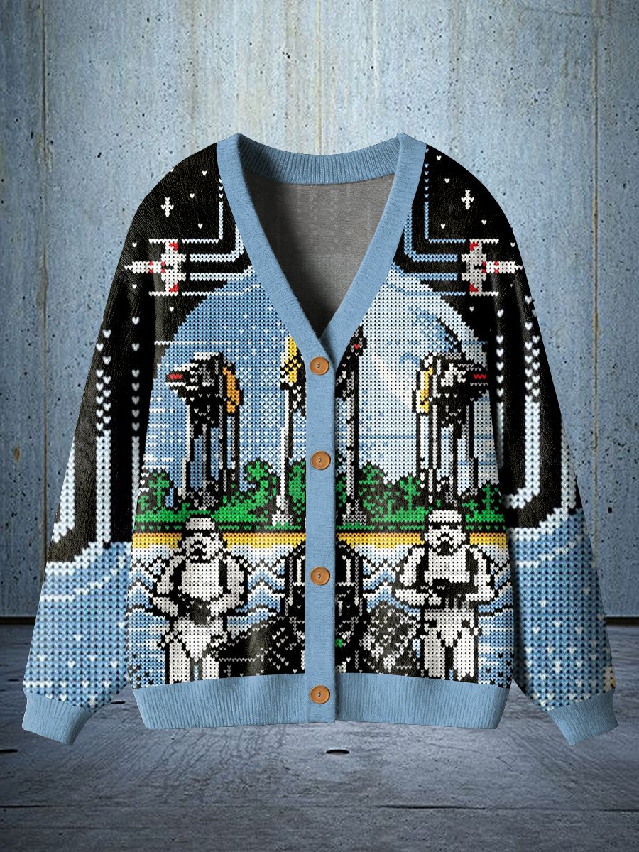 Men's Casual Retro Christmas Cardigan