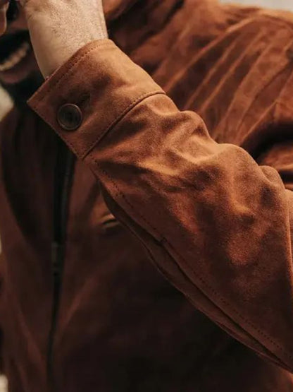 Men's Fashion Retro Zipper Casual Jacket Coat