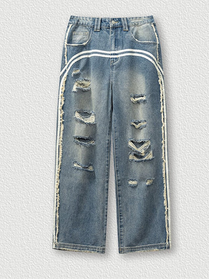 Men's Stylish Casual Ripped Jeans