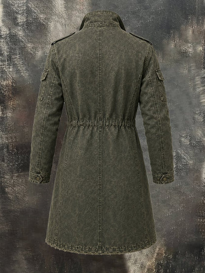 Men's Stylish Vintage Mid-Length Trench Coat