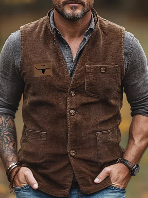Men's Vintage Western Vest