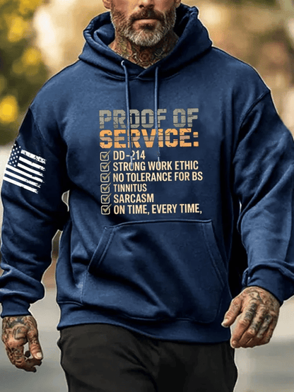 Men's Proof Of Service Print Sweatshirt