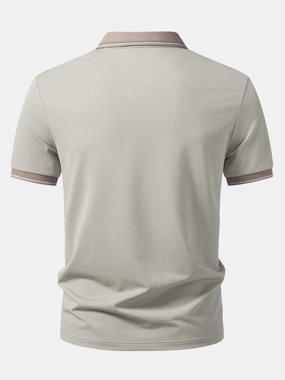 Contrast Johnny Collar Polo