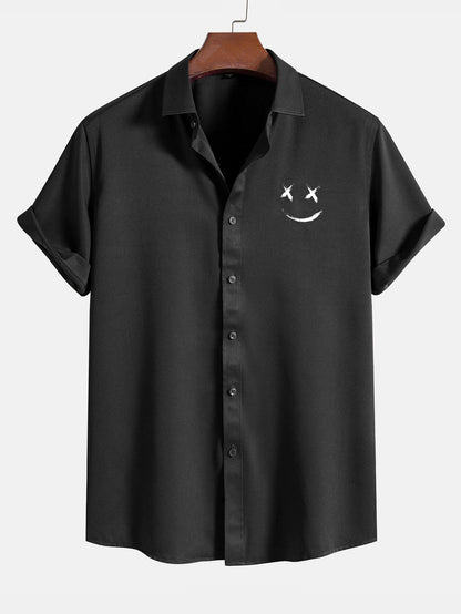Smile Face Graphic Shirts