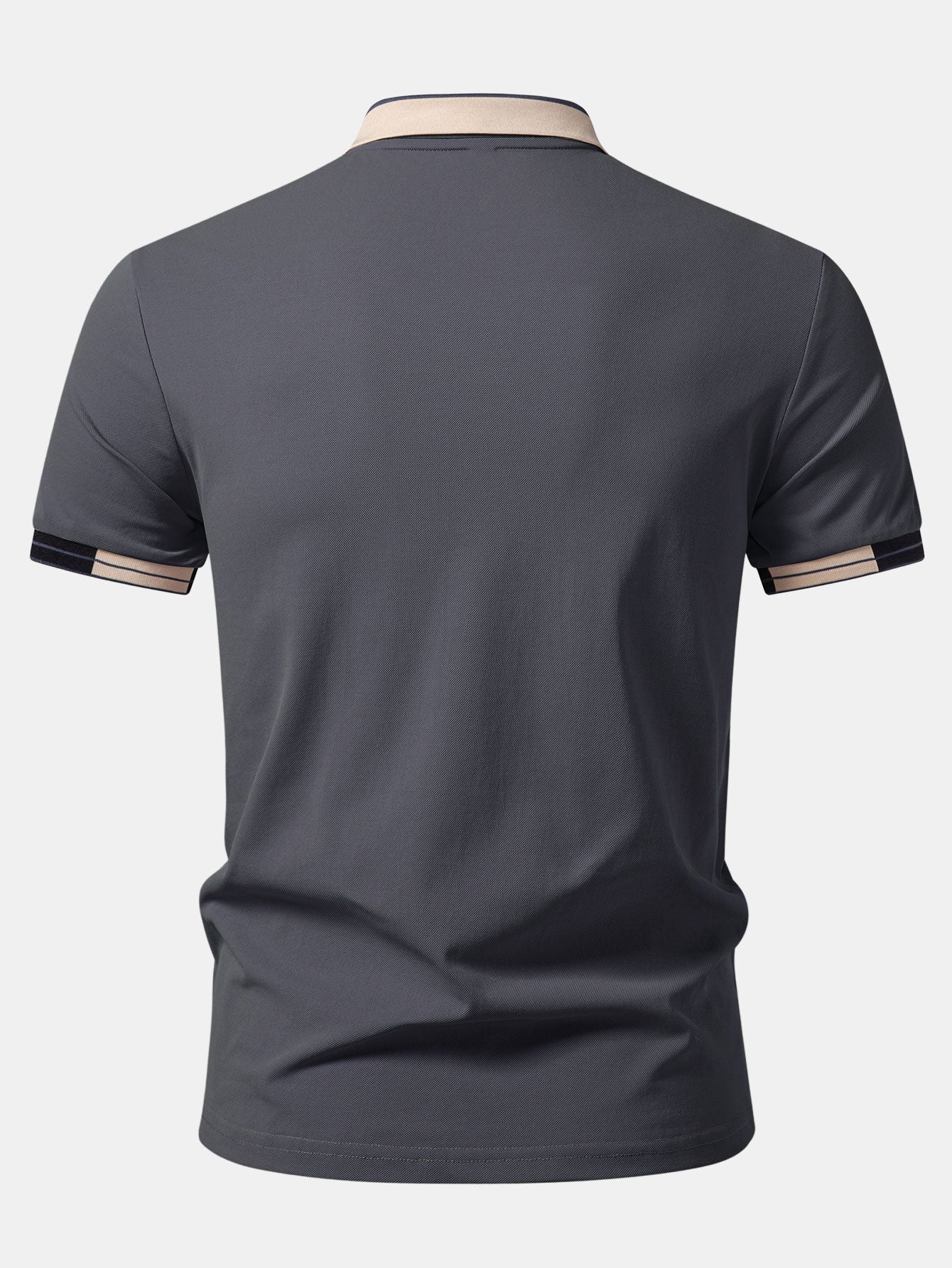 Milano Print Contrast Trim Polo