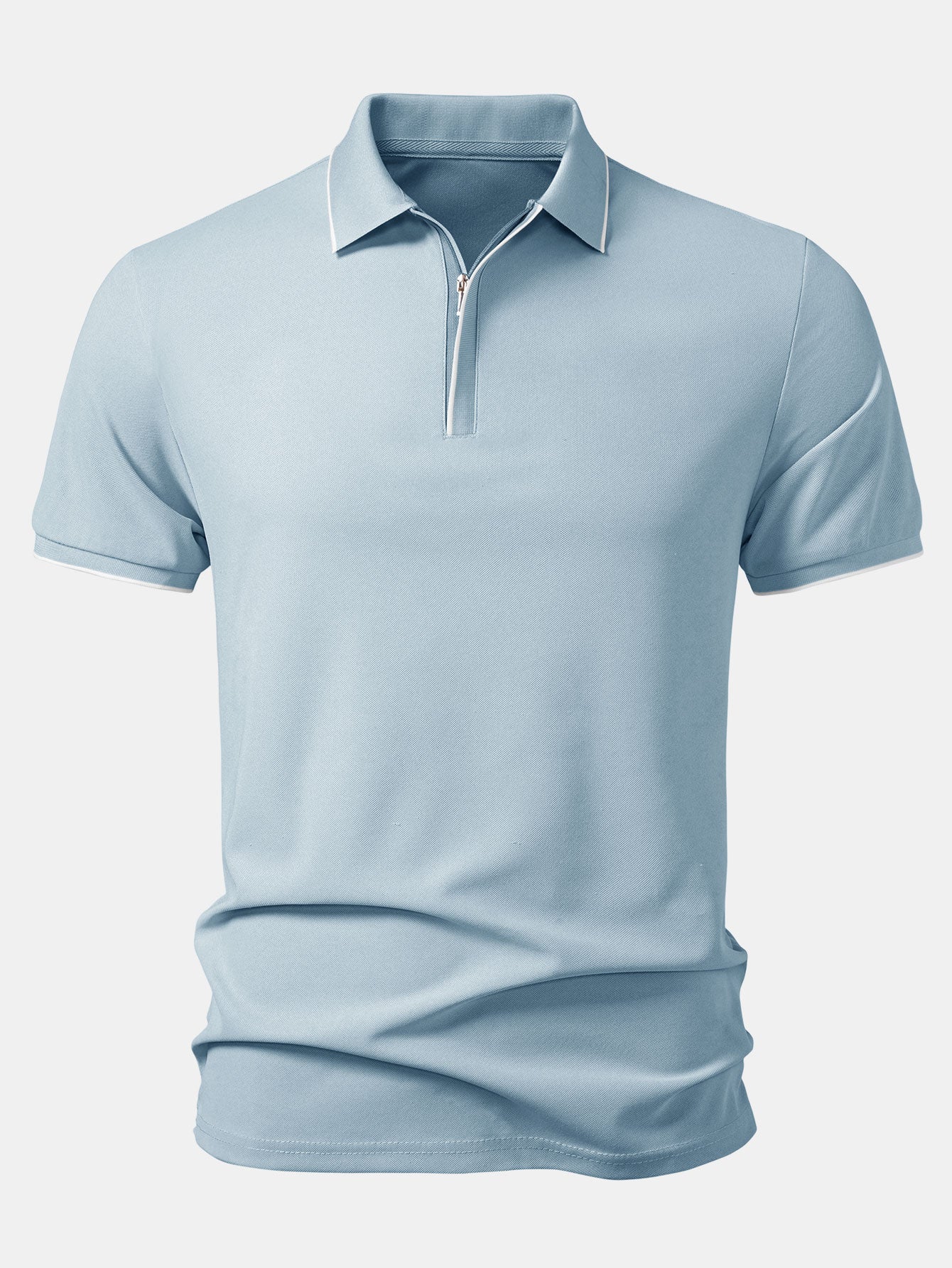 Covered-Zip Polo
