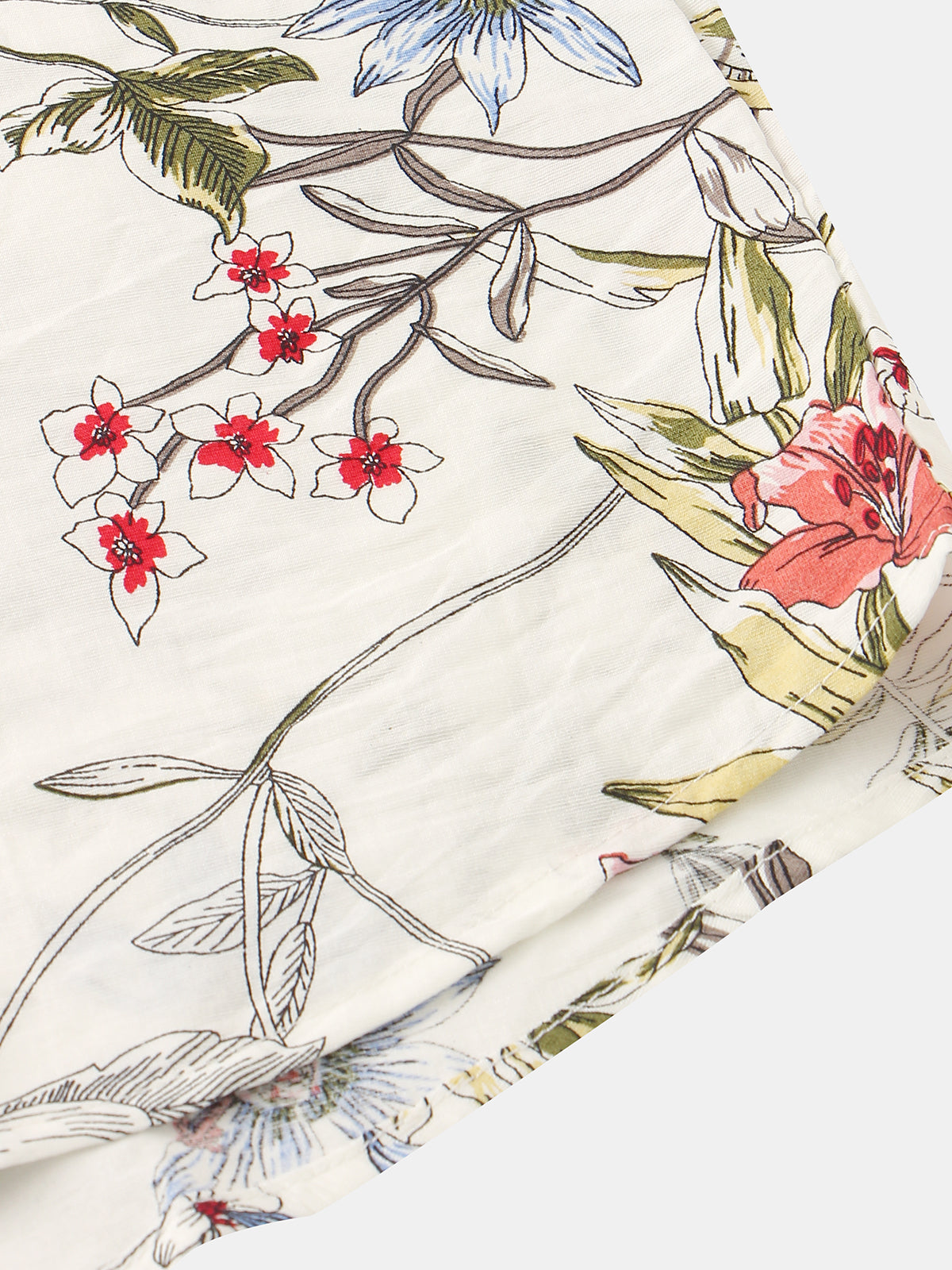 Men's Summer Floral Vintage Hawaiian Short Sleeve Shirt