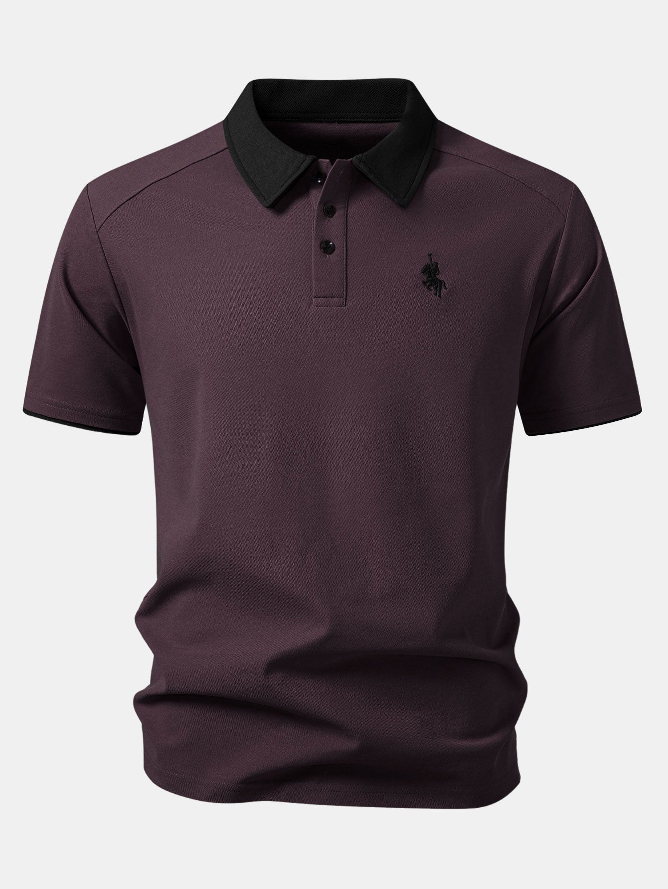 Contrast Collar Polo