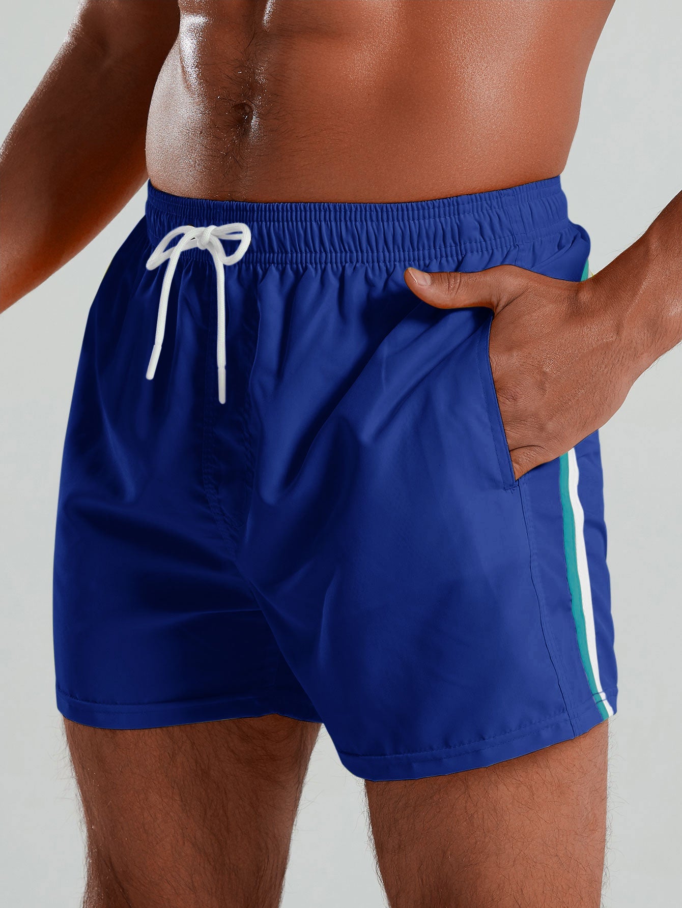 Contrast Trim 3" Swim Shorts