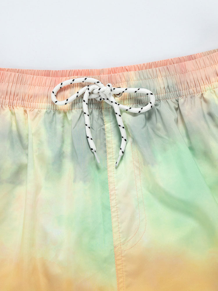 Ombre Print Swim Shorts